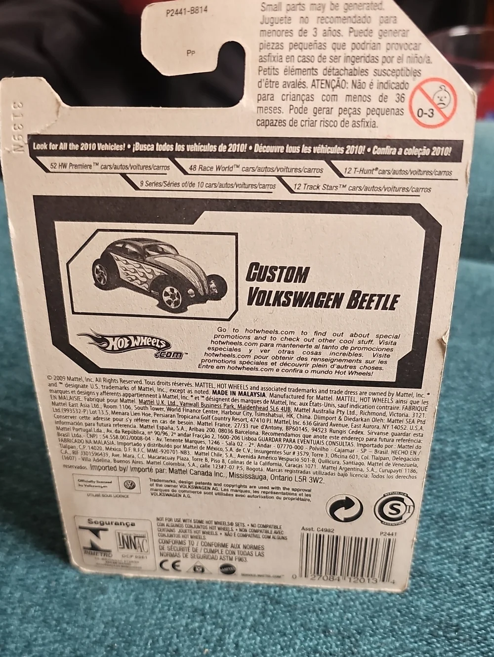 Hot Wheels Custom Volkswagen Beetle Heat Fleet